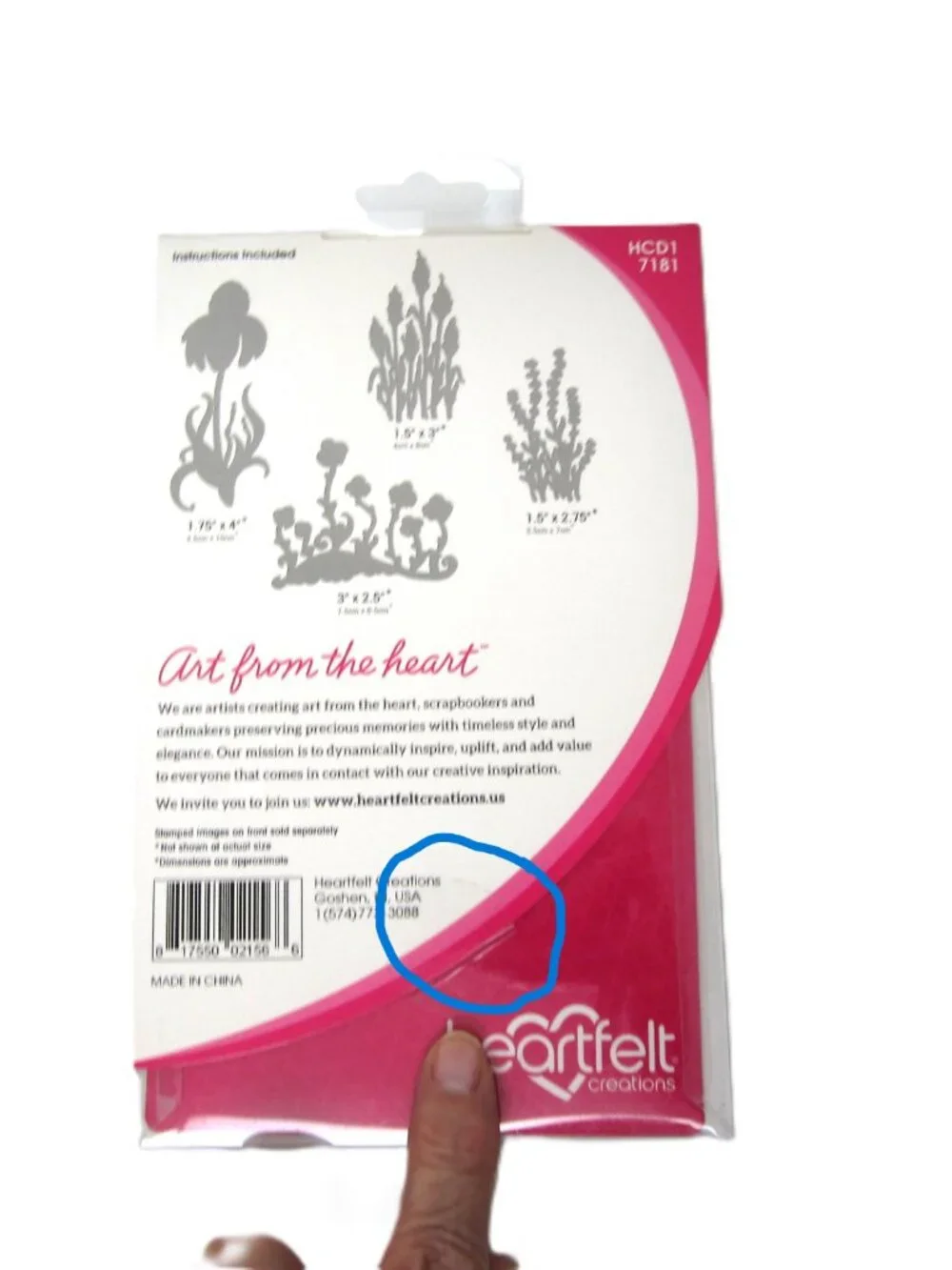 Heartfelt Creations Backyard Blossoms Craft Dies & Cling Stamps Floral Botanical